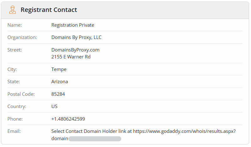 Whois records