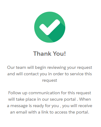 AutoWeb thank you message 