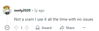 Positive Reddit post about Dave 
