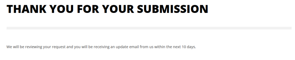 GiantPartners thank you message