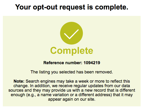 remove yourself from easybackgroundchecks intelius opt out removal