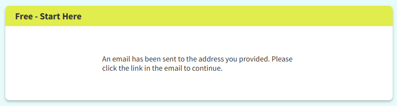 Intelius message to check your email 