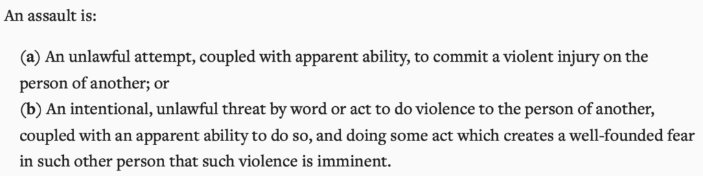 Idaho assault