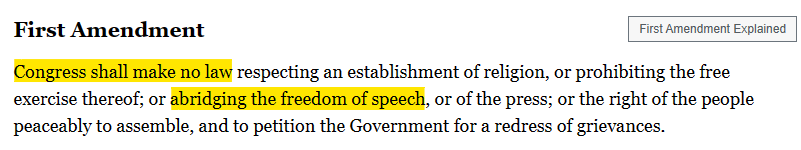 First Amendment 