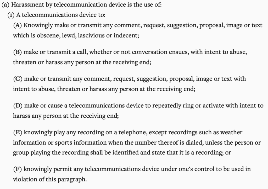 Kansas harassment 