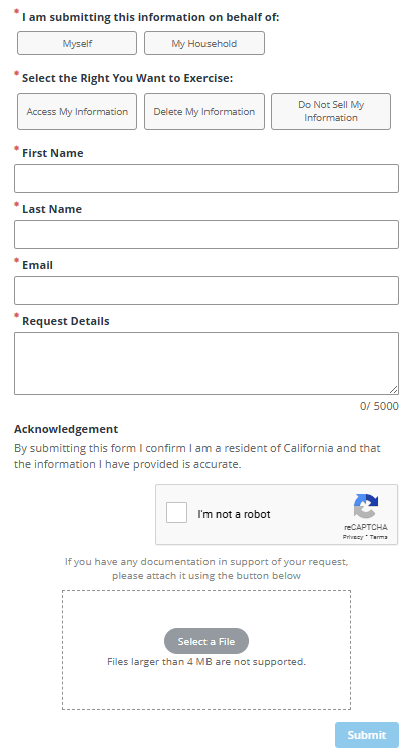 RelSci opt out form